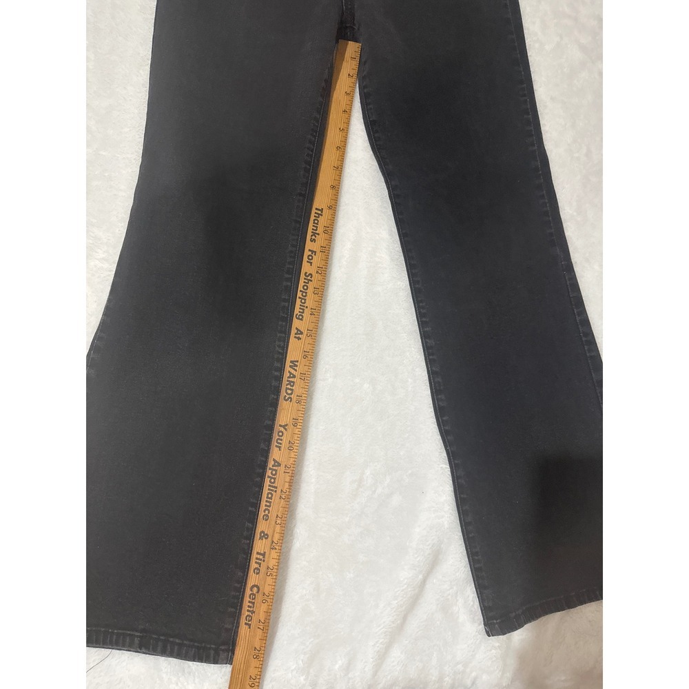 Levi's 512 Perfectly Slimming Black Flare Jeans Women's Size 10S - Picture 2 of 9